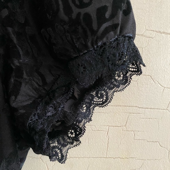 Sheer Velvet Babydoll Dress by Sugar Thrillz XXL - Picture 4 of 4